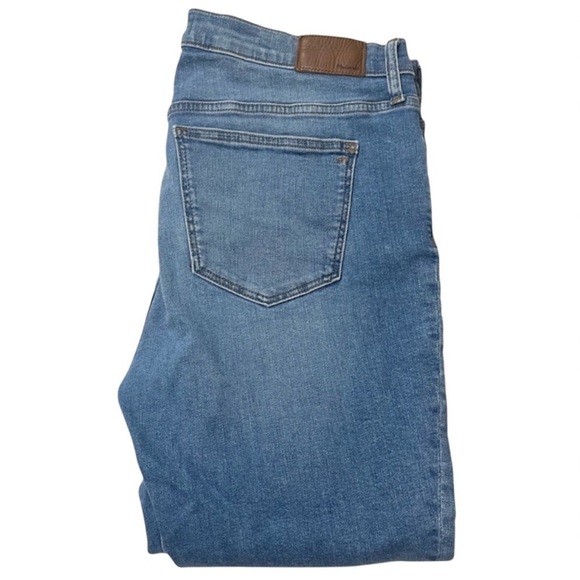 Madewell Medium Wash Denim Skinny Jeans Women’s Size 32 Petite - Picture 10 of 10